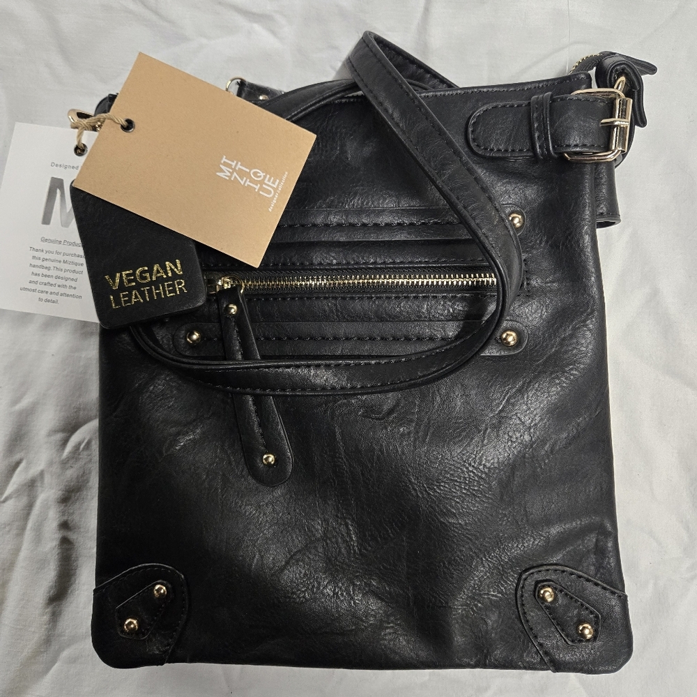 Miztique Black Crossbody Bag Sleek Design